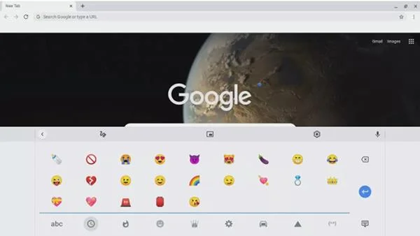 Cara memasang ikon emoji pada Chromebook