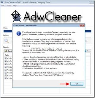 Arahan untuk mengalih keluar MyStartSearch pada semua pelayar