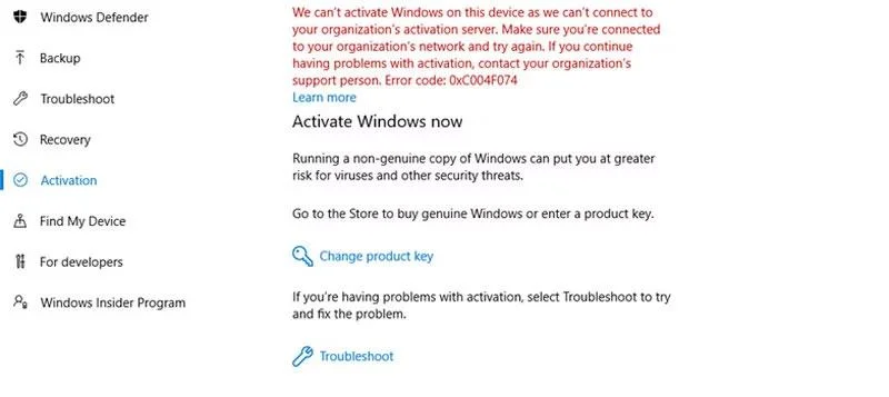 Windows アクティベーション エラー 0x803F700F を修正する方法