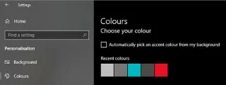 Comment supprimer lhistorique des couleurs récent sur Windows 10