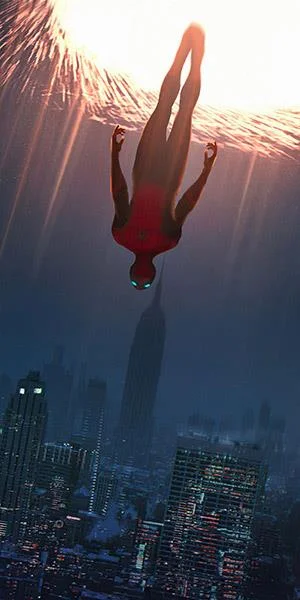 Kertas dinding Spiderman No Way Home, gambar Spiderman No Way Home