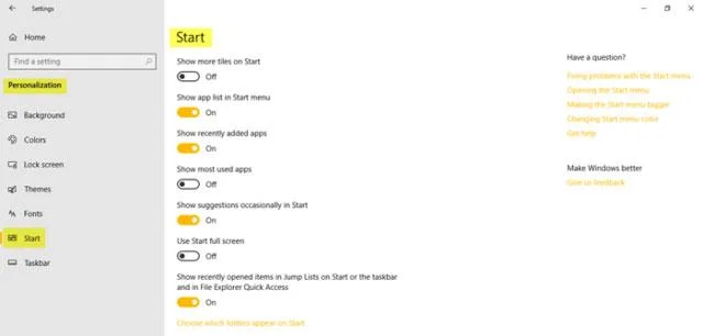 Microsoft Edge reklamlarının Windows 10 Başlat menüsünde görünmesi nasıl engellenir