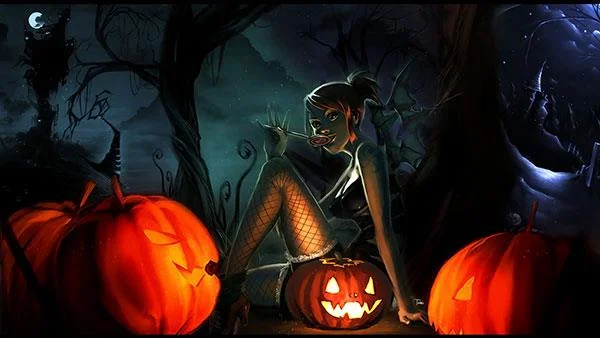 Fondo de pantalla de Halloween para ordenadores.