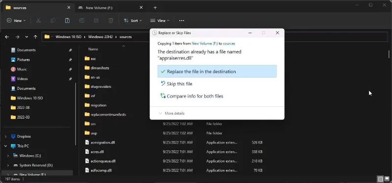 Desteklenmeyen donanımlarda Windows 11 22H2'ye yükseltme