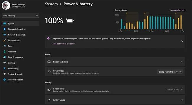 Windows 11'deki Ayarlar uygulamasındaki yeni özellikler
