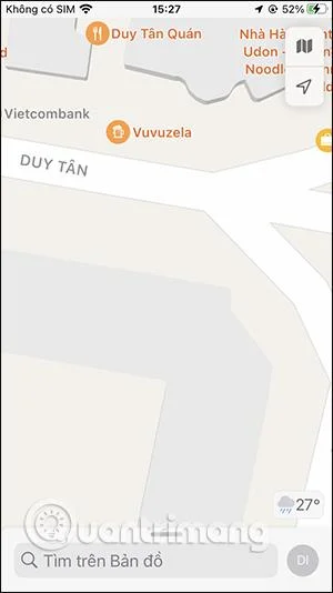 Arahan untuk menambah perhentian pada Peta Apple