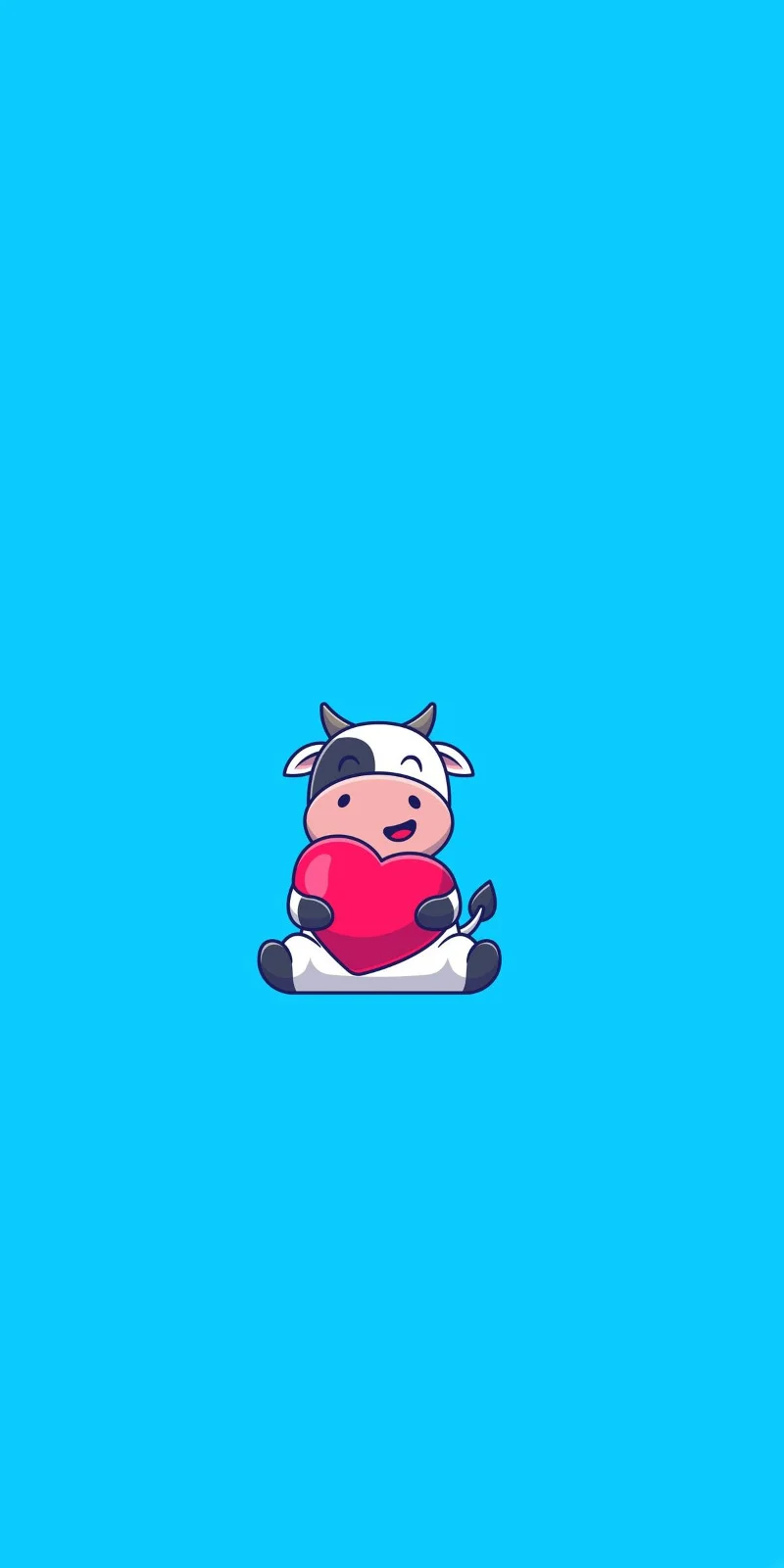 Kertas dinding lembu tenusu comel, gambar lembu tenusu comel