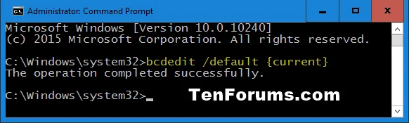 Bagaimana untuk memilih sistem pengendalian lalai untuk boot dalam Windows 10