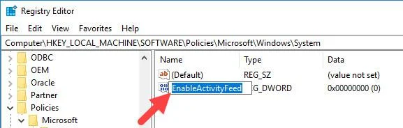 Bagaimana untuk mematikan ciri Garis Masa pada Windows 10