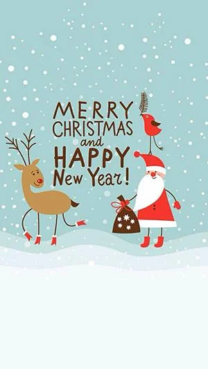 Kertas dinding Krismas yang comel, kertas dinding Krismas yang comel