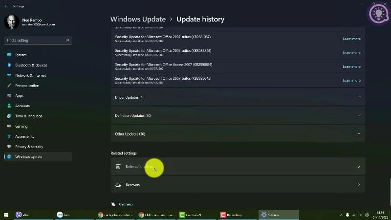 วิธีถอนการติดตั้งการอัปเดต Windows 11
