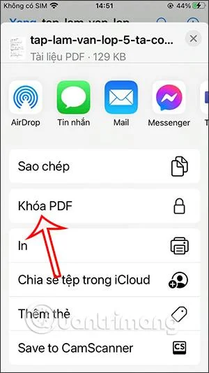 Bagaimana untuk menetapkan kata laluan PDF pada iPhone