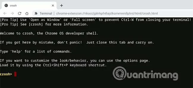 Chrome OS'de Ubuntu Konteynerleri nasıl çalıştırılır