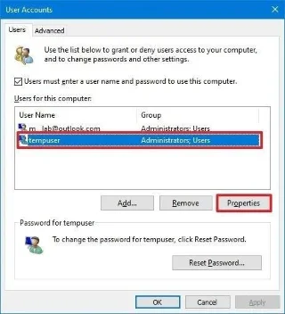 Windows 10'da oturum açma adınızı değiştirme talimatları