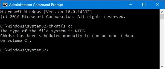 Semak dan betulkan ralat cakera keras dengan arahan chkdsk pada Windows