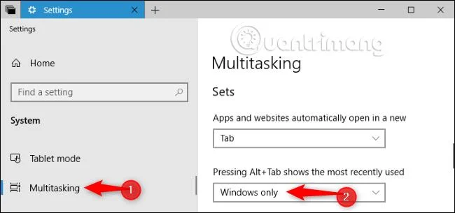 Bagaimanakah Windows 10 mengubah cara Alt+Tab berfungsi?