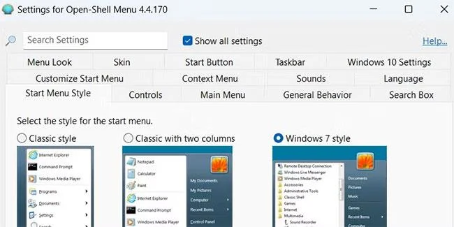 Hoe Open Shell te gebruiken in Windows 11