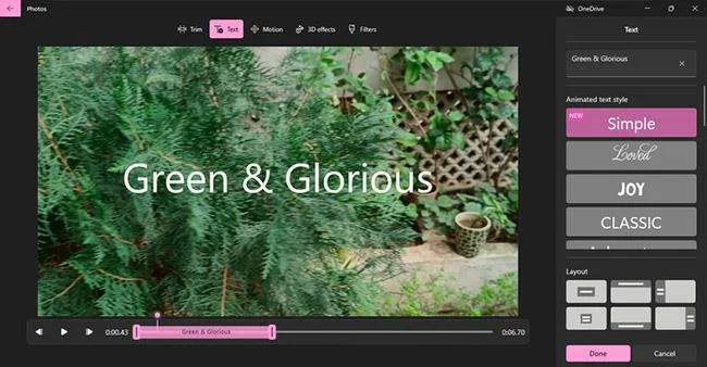 Video's maken met de Foto's-app op Windows 11