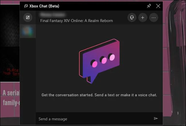 Cara berbual dengan rakan menggunakan Xbox pada Windows 10