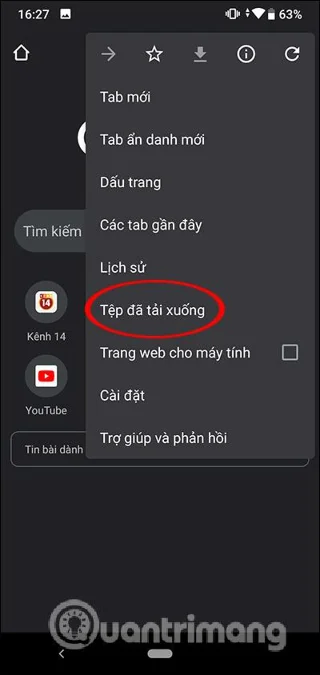 Comment supprimer l'historique de téléchargement sur Android