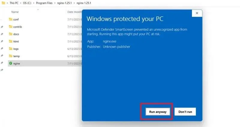 Windows'ta Nginx Sunucusu nasıl kurulur ve çalıştırılır