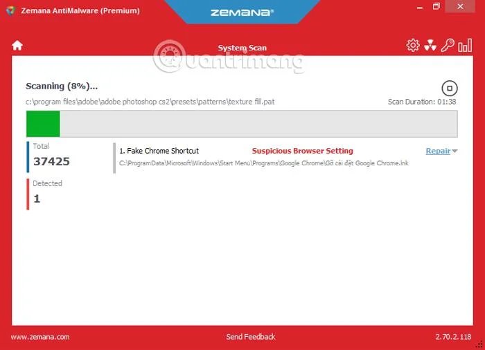 Bagaimana untuk membuang Hasad dengan berkesan dengan perisian Zemana AntiMalware