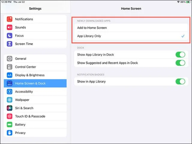 Cara menggunakan Pustaka Apl pada iPad