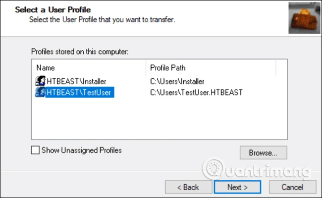 Kullanıcı Profili başka bir Windows 10 bilgisayarına nasıl aktarılır