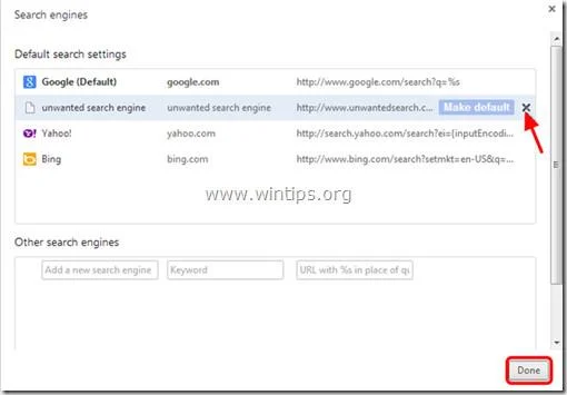 Arahan untuk mengalih keluar MyStartSearch pada semua pelayar