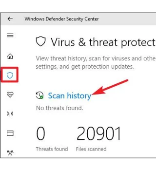 Arahan untuk menggunakan Windows Defender
