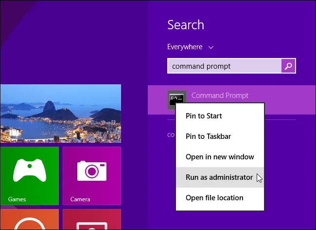 Bagaimana untuk membuka dan menjalankan cmd dengan hak Pentadbir pada Windows