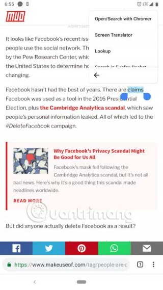 7 aplikasi menjadikannya lebih mudah untuk memilih teks semasa menyalin pada Android