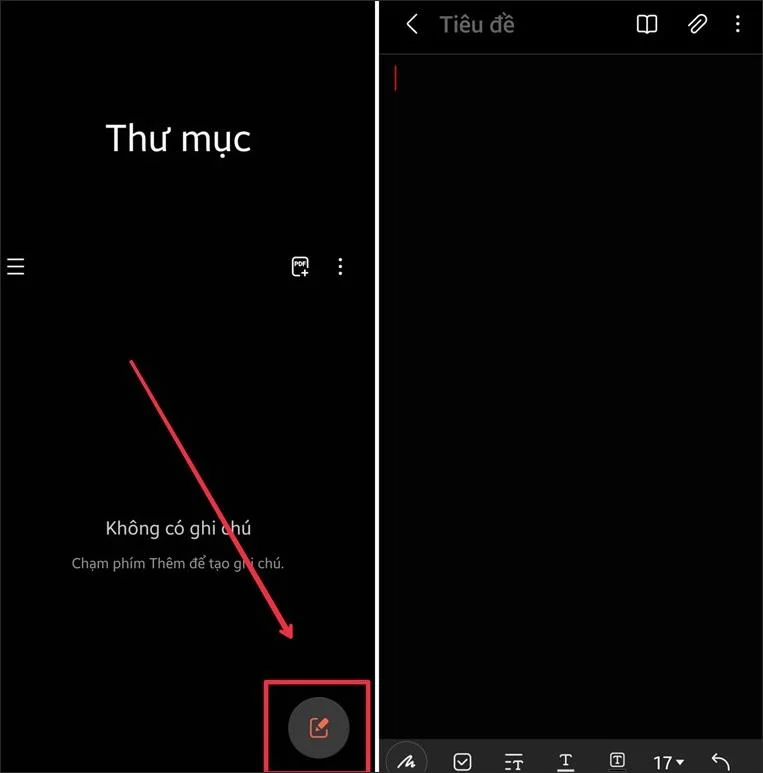 Cómo cambiar la interfaz de notas en teléfonos Samsung
