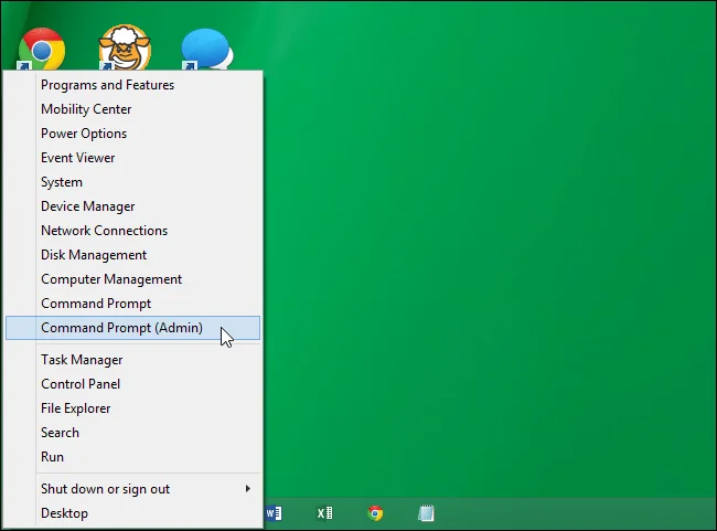 Bagaimana untuk membuka dan menjalankan cmd dengan hak Pentadbir pada Windows