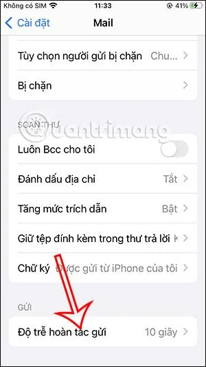 So passen Sie die E-Mail-Rückrufzeit unter iOS 16 an