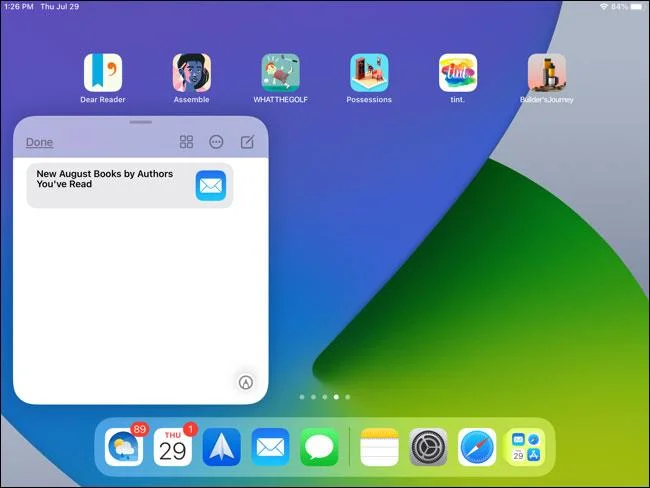 Ringkasan cara menggunakan Nota Pantas pada iPad