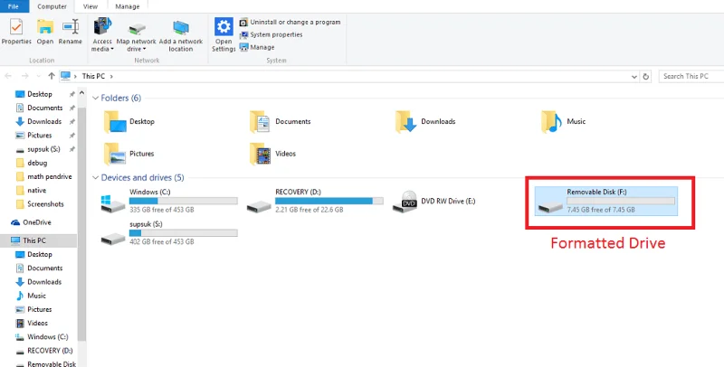 Komut İstemi'ni kullanarak USB Pendrive'ları biçimlendirme talimatları