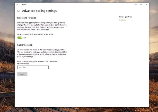 Bulanık metni düzeltmek için Windows 10 DPI Düzeltme yardımcı programı nasıl kullanılır?