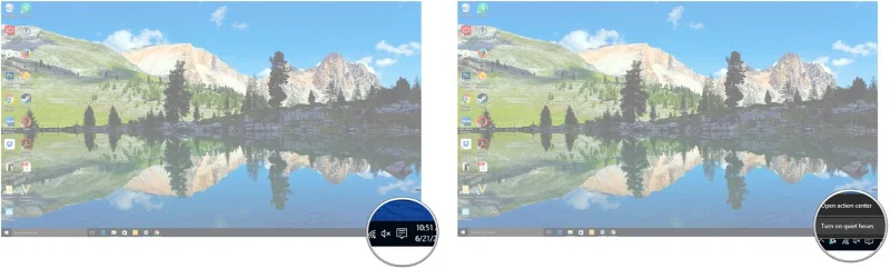 Windows 10'da Sessiz Saatler özelliğini yapılandırma talimatları