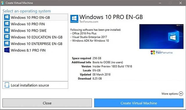 Cara membuat repositori mesin maya untuk Hyper-V Quick Create
