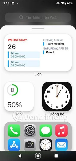 Instructions pour découvrir iOS 17 sur les téléphones Android