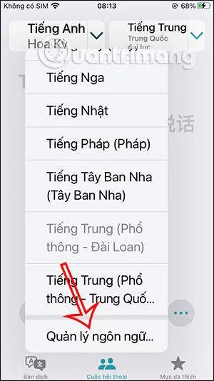 Bagaimana untuk menterjemah secara langsung perbualan pada iPhone