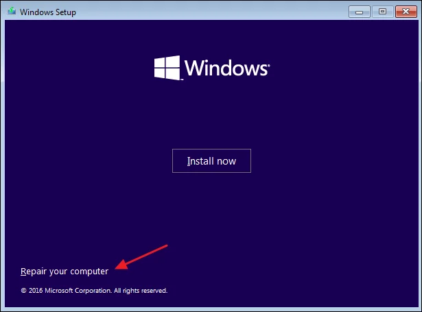 Arahan untuk membetulkan ralat Windows yang tidak dapat dimulakan