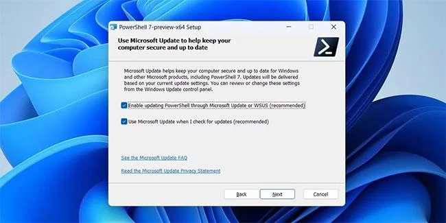 Cara memasang atau mengemas kini PowerShell pada Windows 11
