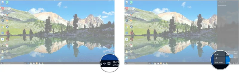 Windows 10'da Sessiz Saatler özelliğini yapılandırma talimatları