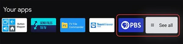 Cara memasang apl dan permainan pada Google TV