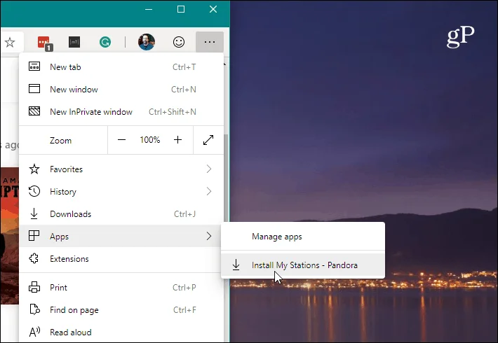 Come utilizzare le app Web nel nuovo browser Chromium Edge su Windows 10