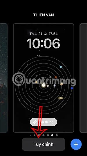 Arahan untuk menukar gaya jam skrin kunci iPhone