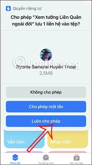 Arahan untuk melihat Jeneral Lien Quan dalam kehidupan sebenar