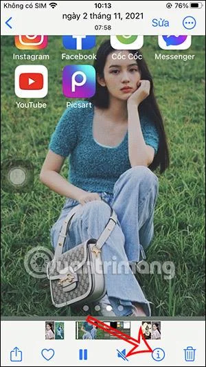 Cara menambah wajah pada foto pada iPhone
